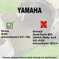 thumbnail image 6 of Xtreme Mats Yamaha Golf Cart Mat, Full Coverage Golf Cart Floor Liner Mat - Fits Yamaha Adventurer (2007-2017), G29, YDR, & Drive (Gen1) Models Only - All Black, 6 of 8