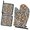 Baseballs and Shoes, variant on Baseballs and Words Blue Pattern Oven Mitts and Pot Holder Sets 2 Pcs for Kitchen Baking, Cooking and Grilling, Heat Resistant Up To 392 °F