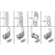 thumbnail image 2 of Mailbox Security Lock With, Furniture Lock, 2 Keys For Drawer, Cabinet Cam Lock, Comes With 4 Different Lock Plates, 2 of 3