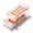 white, variant on Linvycle Pull Out Egg Storage Container, Single Layer Option, BPA-Free PET+PP Refrigerator Egg Holder, Stackable Drawer Egg Tray Holds 18 Large Eggs, Orange