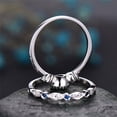 thumbnail image 4 of Anillos De Diamantes Elegancia De Moda Anillos De Diamantes Pareja Encanto Joyería Para Mujeres Niñas San Valentín Cumpleaños Aniversario Regalo Tamaño 5-10 matsuzay AP007449-09, 4 of 6