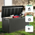 thumbnail image 6 of Easy Up 60 Gallon Resin Deck Box, Lockable Patio Outdoor Storage Box for Furniture, Garden Tools and Tools Storage, Waterproof Outside Storage Boxes, 6 of 6
