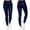 Blue, variant on Puntoco Pants for women Women's High Waist Faux Leather Pants Straight Leg Jeans Leather Look Pants Black 8(L)