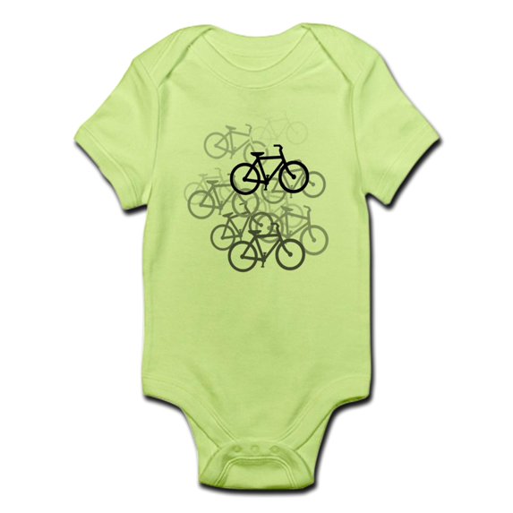CafePress - Bicycles Body Suit - Baby Light Bodysuit