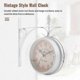 thumbnail image 4 of Retro station wall clock round two sided, 4 of 5