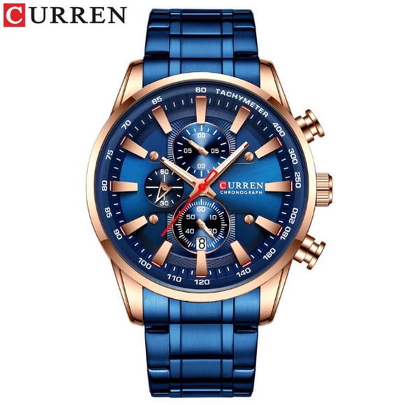 Reloj Curren 8351 Quartz para hombre con calendario, 30 m, resistente al agua