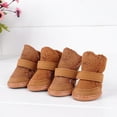 thumbnail image 3 of UDIYO Winter Small Dog Boots Anti-Slip Puppy Shoes Pet Dog Protective Snow Booties, 3 of 7
