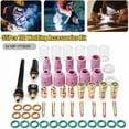 thumbnail image 5 of Kit de 55 accesorios para soldadura TIG con cubierta de vidrio de alúmina resistente y malla superior para WP-17/18/26., 5 of 5