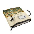 thumbnail image 2 of HELLHERO Sunflower Pattern Notebook Wraps with Decorative Design Polyester Fabric Storage & Portability Zipper Bag Washable Protector Wrap Bag with Handle, 2 of 8