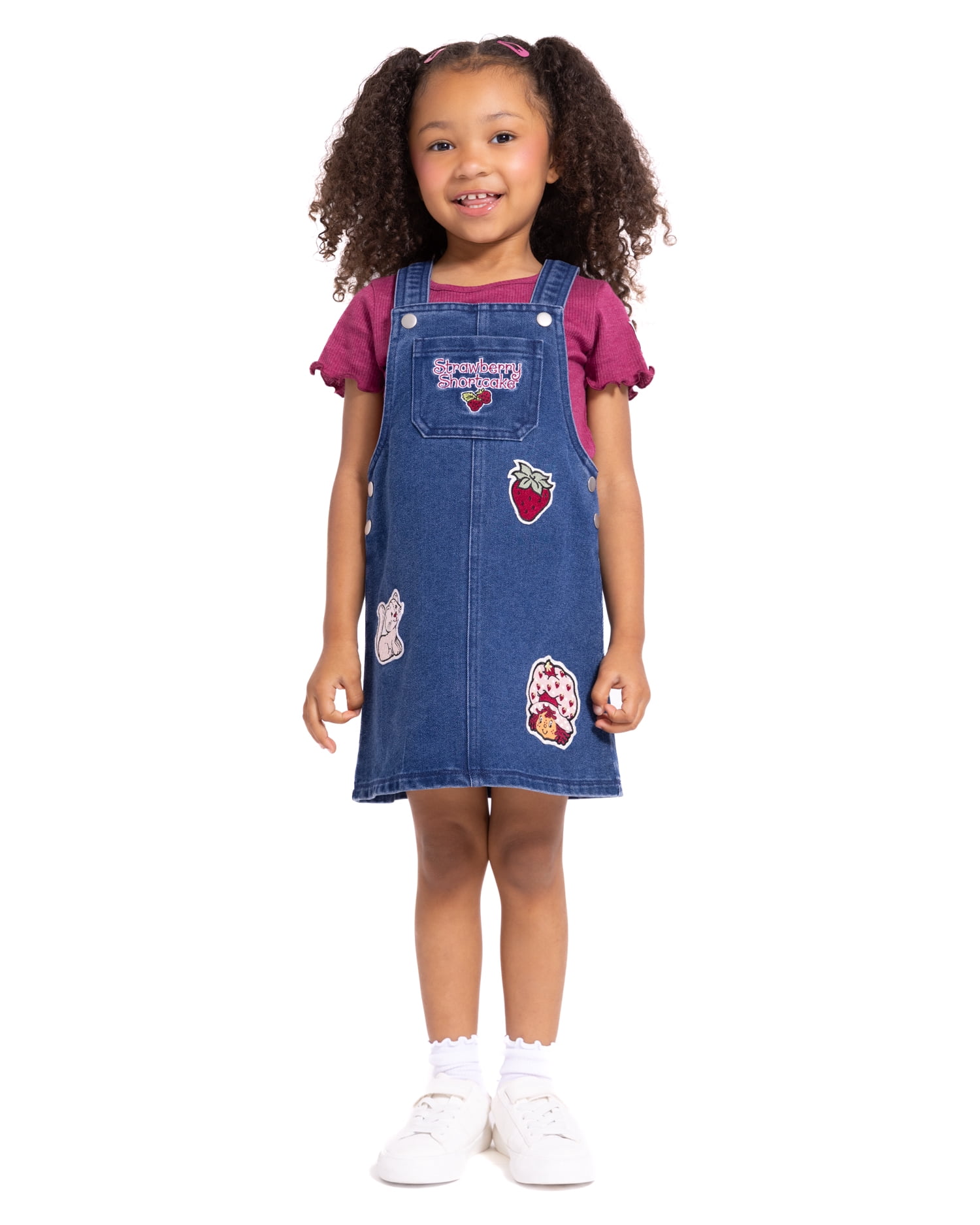Strawberry Shortcake Toddler Girls Tee and Cotton Skirtall Set, 2 Piece, Sizes 12M-5T