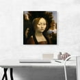 thumbnail image 2 of ARTCANVAS Ginevra de Benci 1478 Canvas Art Print by Leonardo da Vinci - Size: 18" x 18" (1.50" Deep), 2 of 9