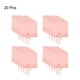thumbnail image 3 of Uxcell 20 Pcs Bolsa de Joyería de Microfibra 3.1 × 3.1 Pulgadas, Rosa, 3 of 5