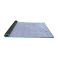 thumbnail image 2 of Ahgly Company Indoor Square Solid Blue Modern Area Rugs, 7' Square, 2 of 4