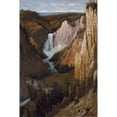thumbnail image 3 of Grafton Tyler Brown 11x14 Black Modern Framed Museum Art Print Titled - View of the Lower Falls, Grand Canyon of the Yellowstone (1890), 3 of 5