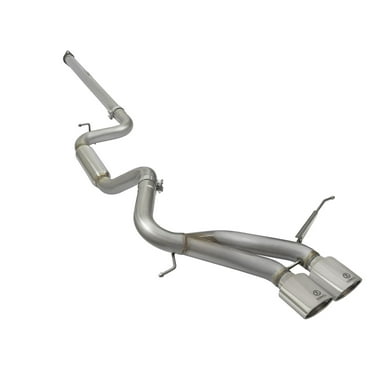 aFe Takeda 2.5in 304SS Cat-Back Exhaust System w/ Carbon Tips 17-20 Honda Civic Si Sedan I4 1.5L