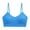 Blue, variant on Women's Sports Bra Low Impact Thin Straps Yoga Workout Bras Full Coverage Supportive Seamless Wireless Bras Pink