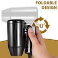 thumbnail image 4 of HLONK 12V Car Styling Hair Dryer 2 Speed Car Hair Blow Dryer with Foldable Handle Compact Car Hair Available Hot and Cold Wind Car Styling Hair Blower for Self-Driving Travel Window Defro, 4 of 11