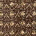 thumbnail image 1 of Ahgly Company Machine Washable Indoor Square Abstract Bakers Brown Area Rugs, 8' Square, 1 of 7