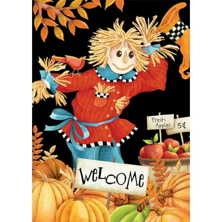 - LANG WELCOME SCARECROW LARGE FLAG