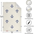 thumbnail image 3 of Coolnut Anchor Kitchen Dish Towel Set of 1, Super Absorbent Soft Drying Cloth Tea Bar Towels, 28 x 18 Inch, 3 of 6