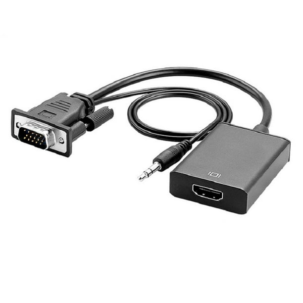 vga to hdmi cable converter VGA male to HDMI female computer connection