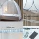 thumbnail image 4 of Tienda de campaña portátil con mosquitera emergente con puerta tipo U, dosel de gasa de poliéster transpirable con diseño fácil de instalar, su compañero ideal para viajes y hogar, 4 of 5