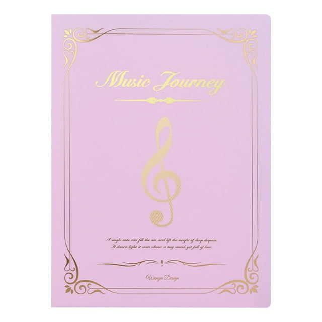 Dossier de Partition Musicale Support de Choeur Organisateur de Partitions pour Performance de Choeur Format Lettre Écriture Musicale Dossier de Choeur