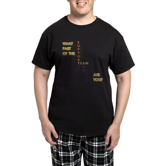 CafePress - Men's Dark Pajamas - Men's Dark Loose Fit Cotton Pajama Set