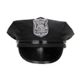 thumbnail image 1 of Sombrero De Oficial De Policía Para Adultos, Accesorio Para Disfraz De Vacaciones, Gorra De Mujer Policía, 1 of 8