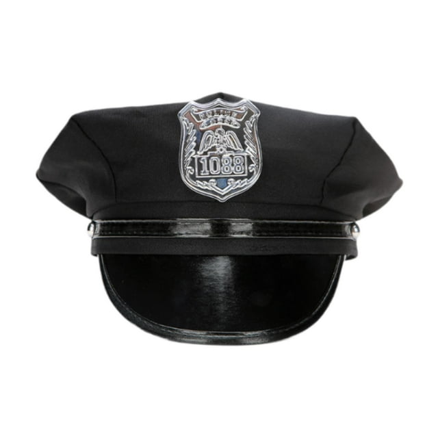 Sombrero De Oficial De Policía Para Adultos, Accesorio Para Disfraz De Vacaciones, Gorra De Mujer Policía