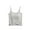 Gray, variant on Tnhcen Women's Short Solid Modal Camisole Built-in Bra Padding, Adjustable Straps Sleepwear Loungewear for Home & Outdoor S-XL