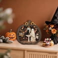 thumbnail image 6 of YardChic 1Pc Wooden Fall Pumpkins Decorations for Home Office Indoor, 2D Cute Multi Layered Pumpkin Block Signs, Thanksgiving Table Decor, Harvest Tabletop Decoration, Halloween Home Display, 6 of 9