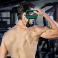 thumbnail image 4 of Masajeador de percusión de mano recargable músculo vibración masaje fitness relajación cuerpo máquina equipo físico verde kenally CE001199-04B, 4 of 7