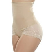 LELINTA High Waist Plus Size Ultra Firm Control Tummy Shapewear Waist Trainer Lace Panties Butt Lift Body Shaper Lingerie