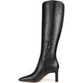thumbnail image 3 of Sam Edelman Women's Sylvia Black Leather Extra Wide Calf Knee High Boot 9.5W, 3 of 5