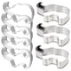 thumbnail image 1 of Cortadores de galletas de elefante 8pcs cortadores de galletas de acero inoxidable animales moldes de galletas, 1 of 6