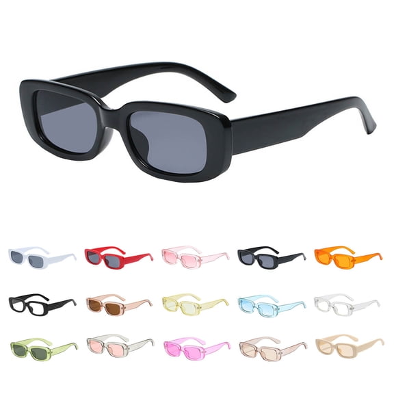Only Moment Aviator Sunglasses for Women Plastic Lightweight Narrow Shades Trendy UV Protection Sun Glasses Pink One Size