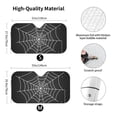 thumbnail image 3 of Fuzoiu A Web With A Spider Print Car Windshield Sun Shade,Block Uv Rays Sunshade,Foldable Front Window Sun Visor Protector for Car,SUV,Truck-Keep Vehicle Cool-A Web With A Spider, 3 of 8