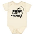 thumbnail image 3 of Inktastic I Hooked Pappy's Heart with Fishing Rod Boys or Girls Baby Bodysuit, 3 of 5