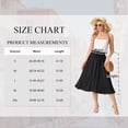 thumbnail image 2 of TEMOFON Skirts for Women Adjustable Waist A-Line Skirt Ice Silk Feel Skirt for Women Comfortable and Versatile Skirt, 2 of 4