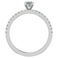 thumbnail image 3 of Petite Diamond Engagement Rings for Women Princess Solitaire Diamond Ring 14K White Gold 0.60 CT TW, 3 of 5