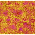thumbnail image 4 of oneOone Cotton Poplin Twill Orange Fabric Batik Sewing Material Print Fabric By The Yard 56 Inch Wide, 4 of 4