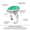 thumbnail image 6 of 925 Sterling Silver Women Jewelry Natural Amazonite Ring, 6 of 10