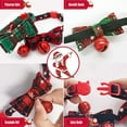 thumbnail image 3 of 2 paquetes/juego de collares navideños para gatos, collares para gatitos separables con pajarita y campana, traje de Papá Noel para gatos, perros pequeños y conejos, 3 of 5