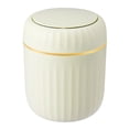 thumbnail image 3 of Fiocias Desktop Small Trash Can Recycling Bin Modern with Lid Mini Trash Can Wastebasket Green, 3 of 9