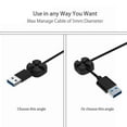 thumbnail image 3 of Data Line Fixers Silica Gel Fixator Square line organizer Wire Cord Fixed Clip Holders Mobile Phone USB Cable Organizers, 3 of 8