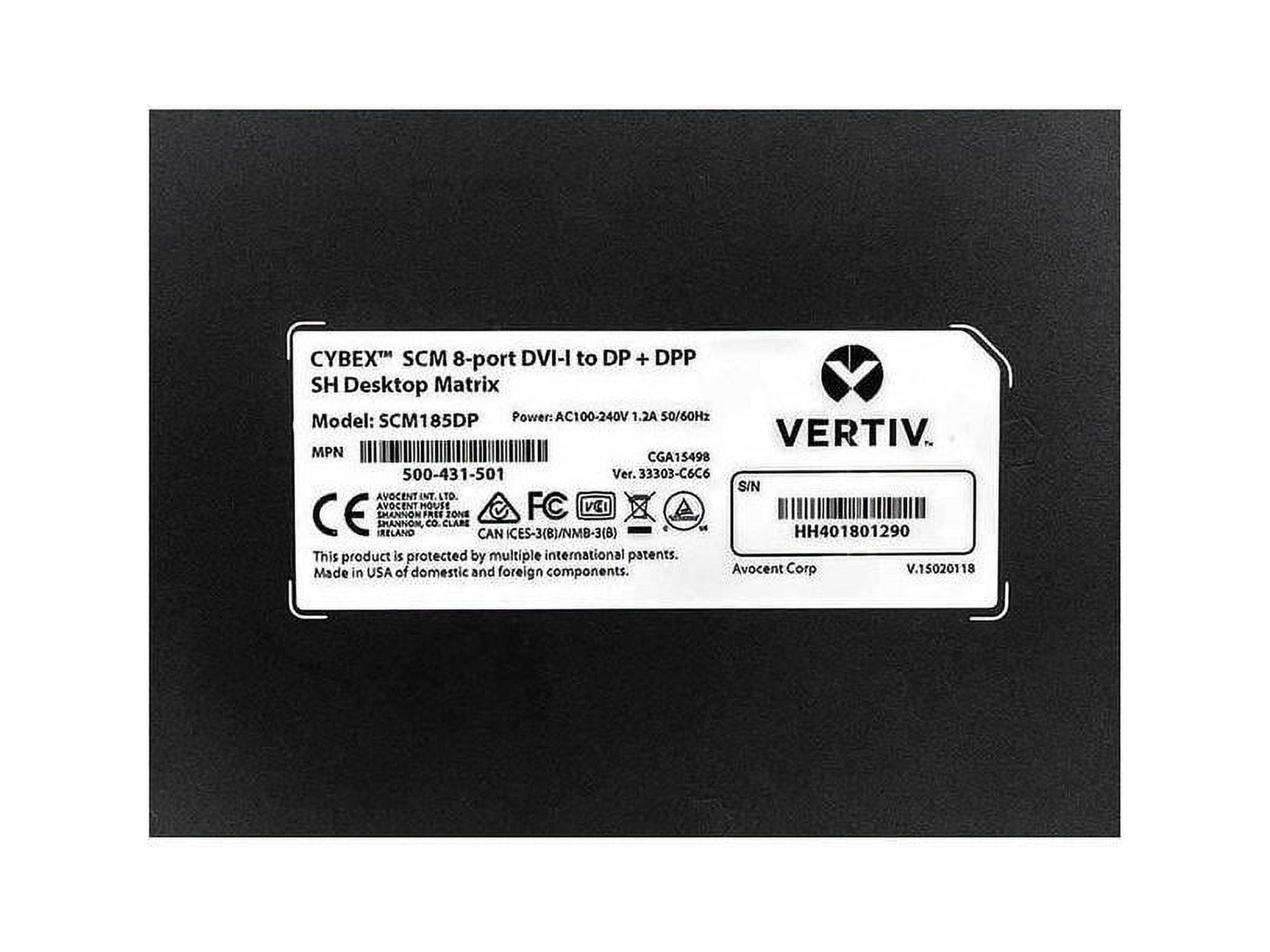 CYBEX Secure Desktop KVM Switches Universal DP/H Secure Desktop Matrix 2x8 KVM with CAC, PP4.0