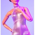 thumbnail image 4 of Barbie Looks Doll, Collectible No. 22 with Pixie Cut & Modern Y2K Fashion, Sequined Pink Halter Jumpsuit with Silver Heels, 4 of 5