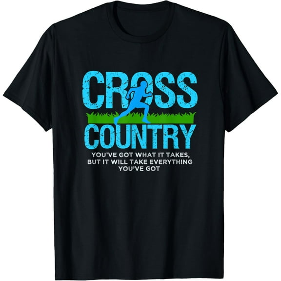 What It Takes Cross Country Gift Runners Running Track T-Shirt