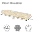 thumbnail image 5 of Simplify Scorch Resistant Ironing Board Cover & Pad in Gold, 5 of 8